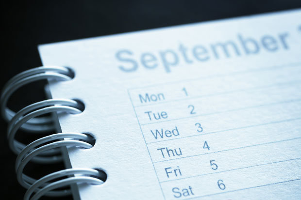 September's tumescent poker schedule