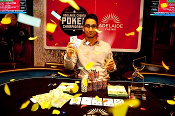 2013 Adelaide Poker Champs: Piyush Gupta wins Main Event