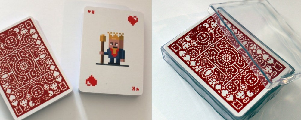 Have Some Fun In The Meatspace With These Pixelated Poker Cards