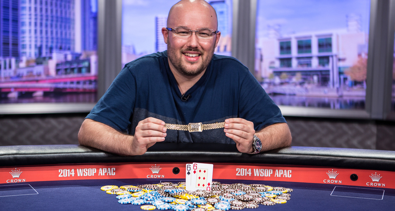 Scott Davies Wins 2014 World Series of Poker Asia Pacific Main Event