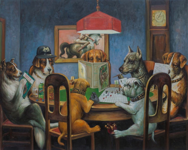 Dogs Playing Poker Just Got Owned By Dogs Playing Dungeons & Dragons