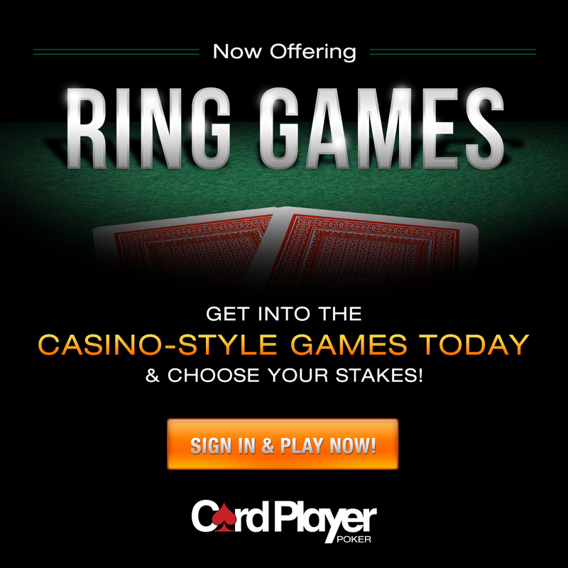 Card Player Poker Now Offers Ring Games