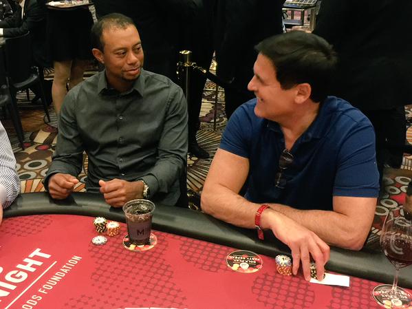 Tiger Woods Apparently Cleaned Mark Cuban Out At The Poker Table