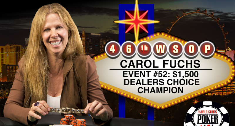 Carol Fuchs Becomes First Female Bracelet Winner of 2015 World Series of Poker