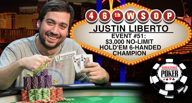 Justin Liberto 2015 World Series of Poker $3000 No-Limit Hold'em