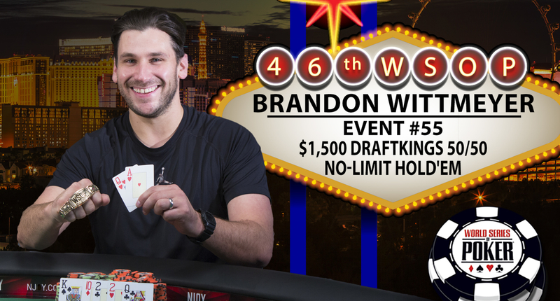 Brandon Wittmeyer Wins First Ever World Series of Poker 50/50 No-Limit Hold …