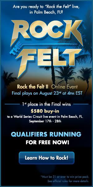 Win A WSOP Circuit Seat With Card Player Poker's Rock The Felt II Promotion