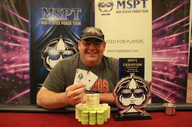 Alan Curl Captures Mid-States Poker Tour Grand Falls Main Event Title and $65000