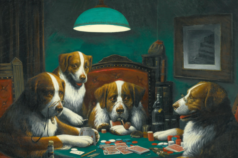 "Poker Game" Canine Artwork by Cassius Marcellus Coolidge Sells at Sotheby's …