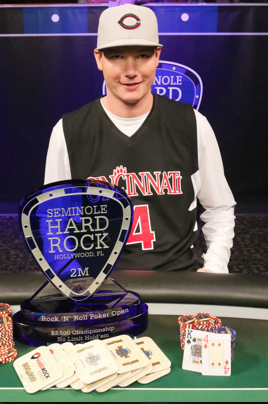 Jacob Bazeley Wins 2015 SHR Rock 'N' Roll Poker Open Main Event