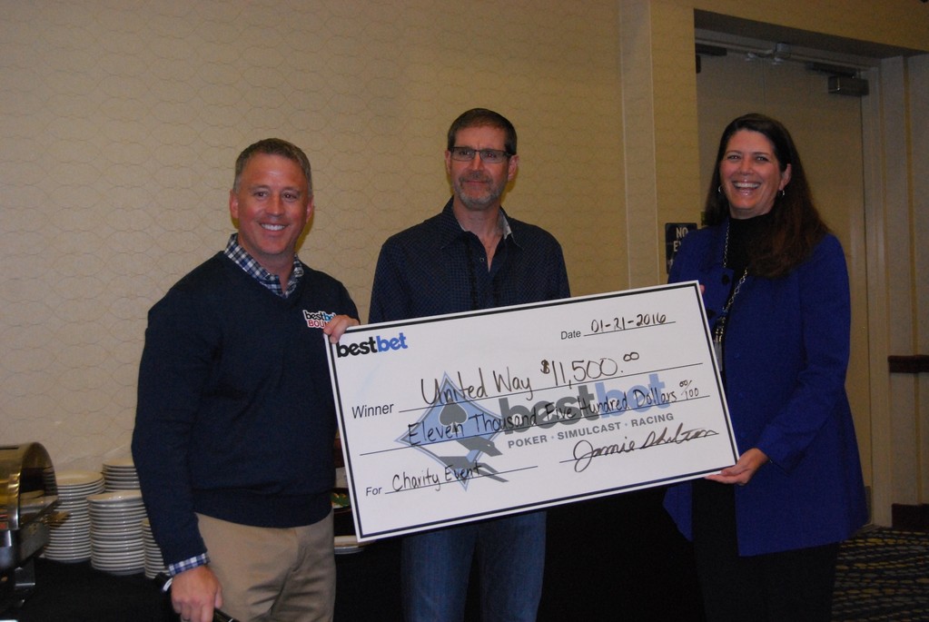 bestbet donates $11500 to United Way of Northeast Florida during poker …