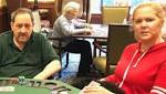 Amy Schumer takes on her dad Gordon in a game of poker as she visits his assisted living facility