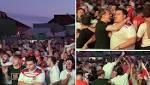 Brilliant moment poker-faced England fan refuses to celebrate Jordan Pickford save… before going wild when Eric Dier …