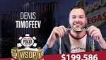 Denis Timofeev Wins World Series of Poker $1000 Double Stack Turbo