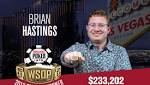 Brian Hastings Wins Fourth Career World Series of Poker Bracelet