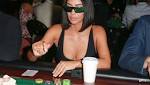 Kim Kardashian Playing Poker in High Style
