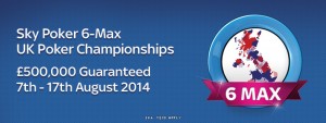 Sky Poker Announces 6 Max UK Poker Championship Details