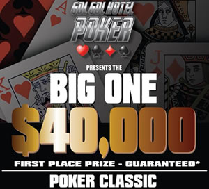 BIG ONE $40K Poker Classic set to be largest regional tournament in Australia