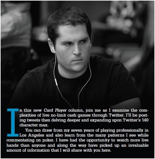 Crushing Live Poker With Twitter: Bart Hanson