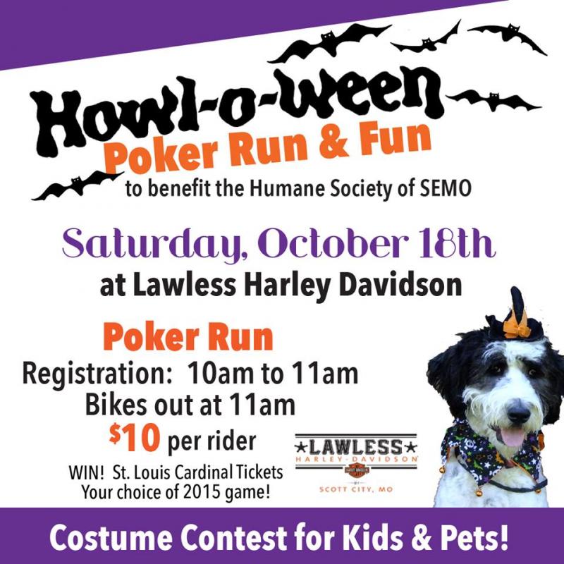 Humane Society and Lawless Harley-Davidson Organize Poker Run Event