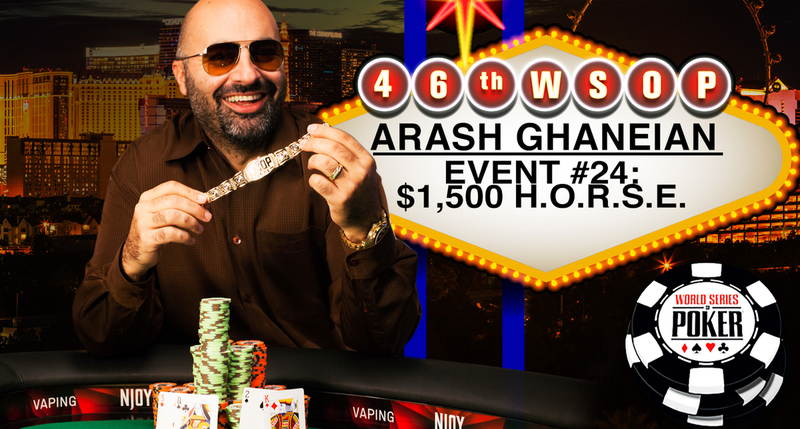 Arash Ghaneian Wins 2015 WSOP $1500 H.O.R.S.E.