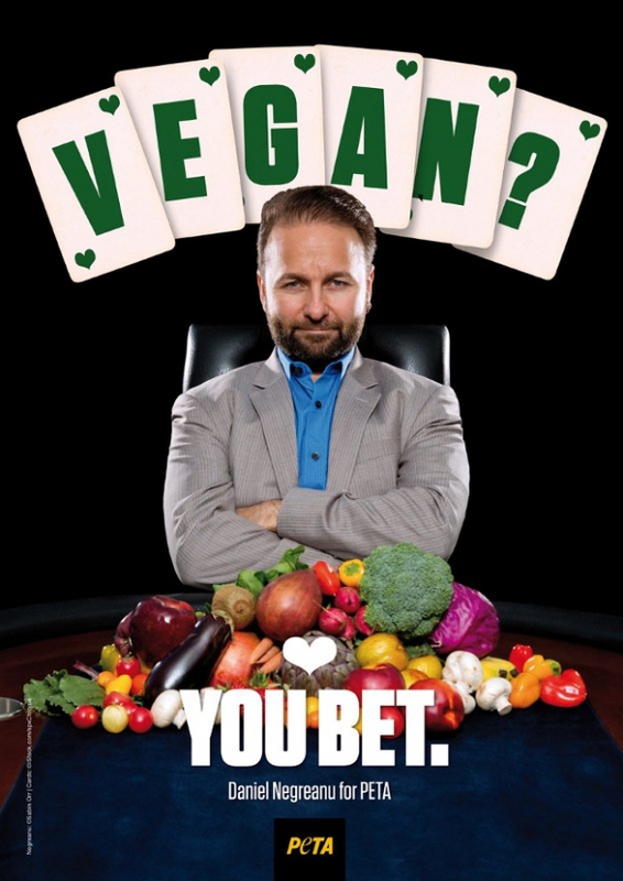 Poker Pro Daniel Negreanu Assists PETA In 'Pledge To Go Vegan' Campaign