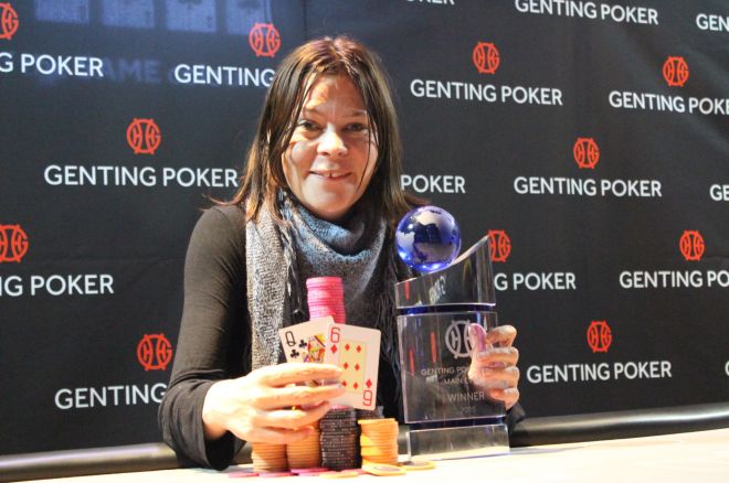 Pia Jeppesen Wins the 2015 Genting Poker Series Stoke Main Event