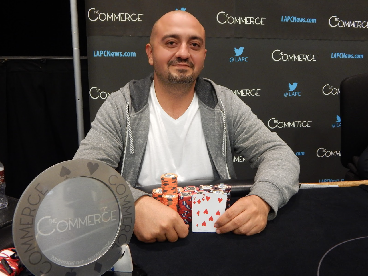 Levon Torosyan Scores $110000 Win in Commerce Poker Series Main Event