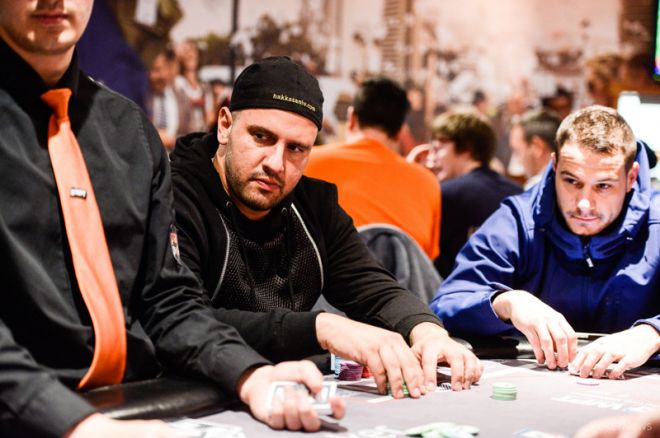 2015 World Poker Tour UK Main Event Day 1b: Michael "The Grinder" Mizrachi Leads